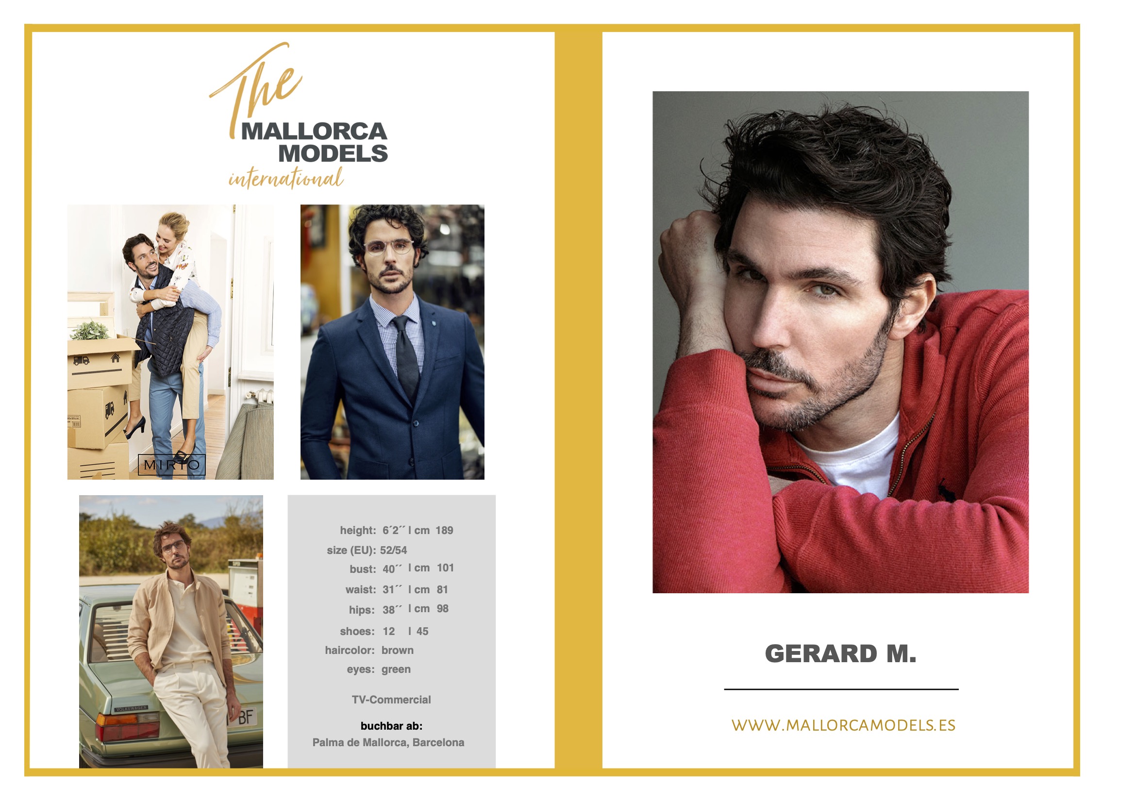Model & Actor Mallorca und Barcelona